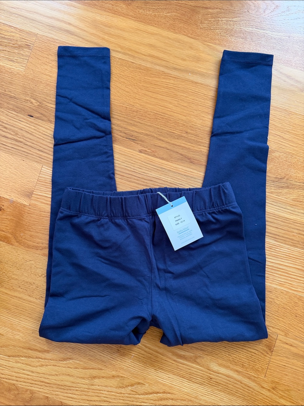 bella bliss Navy Blue Kids Leggings